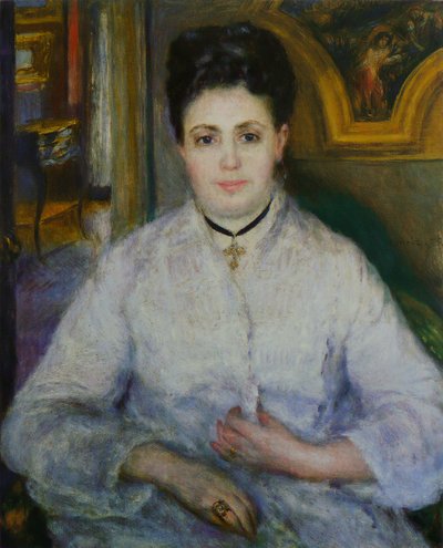 Madame Victor Chocquet by Pierre Auguste Renoir